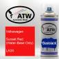 Preview: Volkswagen, Sunset Red (Water-Base Only), LA3X: 400ml Sprühdose, von ATW Autoteile West.